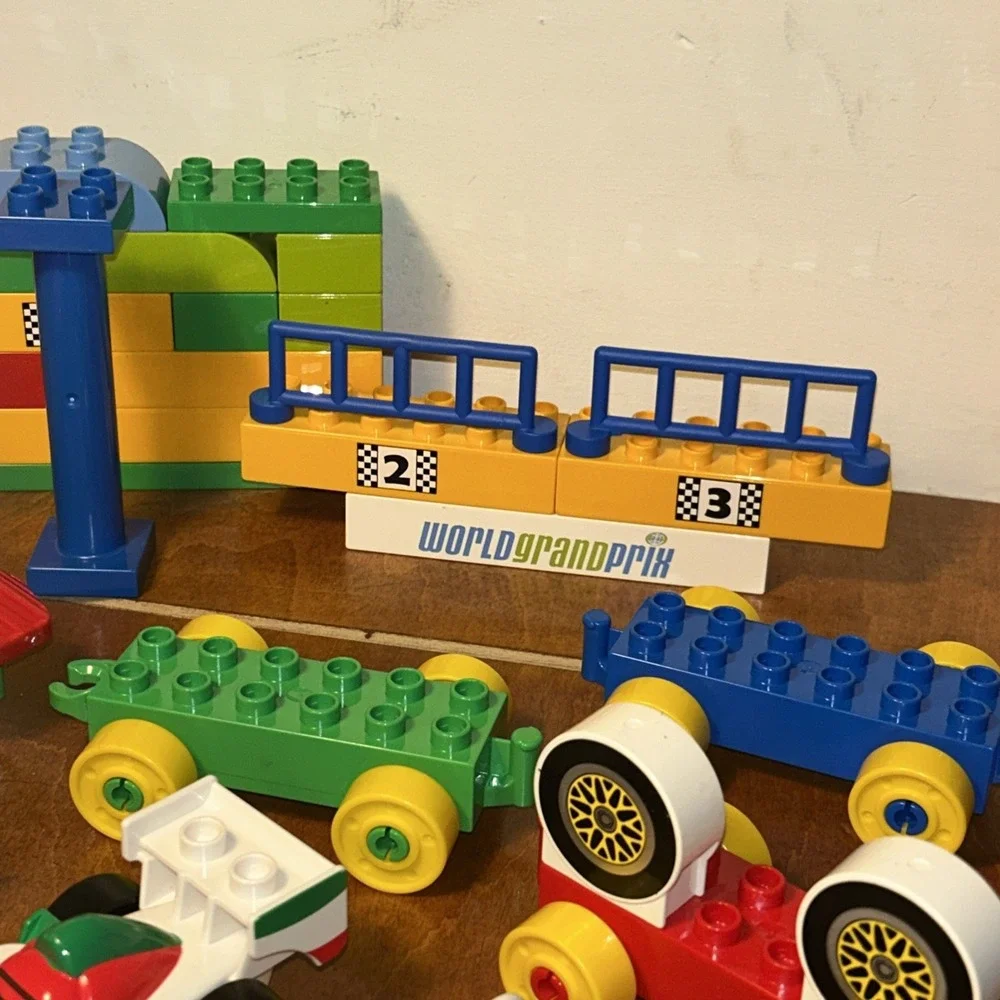Lego Duplo Disney Puxar Cars Parts Lightning McQueen, Francisco, Shu Todoroki F1